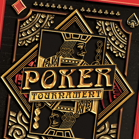 PSD Flyer template - Poker Tournament